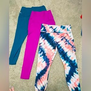 3 Pair Of Fabletics Leggings